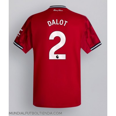 Camiseta Manchester United Diogo Dalot #2 Primera Equipación Replica 2025-26 mangas cortas Camiseta Manchester United Diogo Dalot #2 Primera Equipación Replica 2025-26 mangas cortas